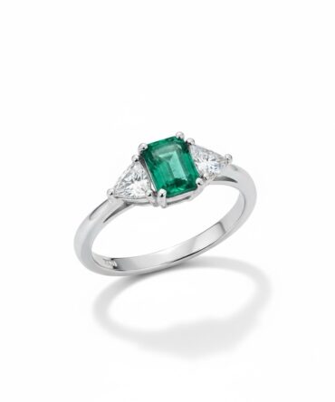 ΔΑΧΤΥΛΙΔΙ ΛΕΥΚΟ ΧΡΥΣΟ 18 ΚΑΡΑΤΙΑ ΜΕ AQUA MARINE ΚΑΙ BRILLIANT κωδ:dxt1815