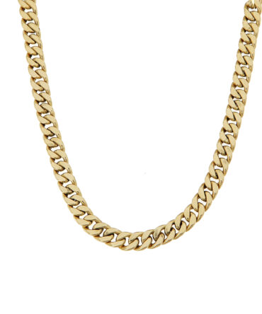 Χρυσό κολιέ αλυσίδα 14 καρατίων με luxury σχεδιασμό