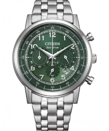 Ρολόι CITIZEN Eco-Drive Chronograph Green Dial CA4630-53X