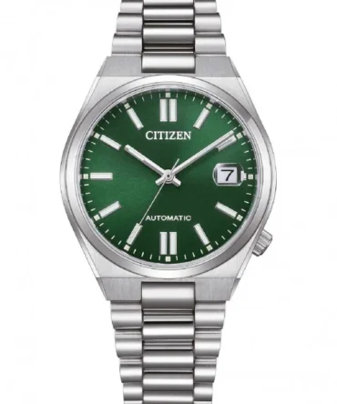 Ρολόι CITIZEN Automatic Green Dial Integrated Bracelet NJ0200-50X