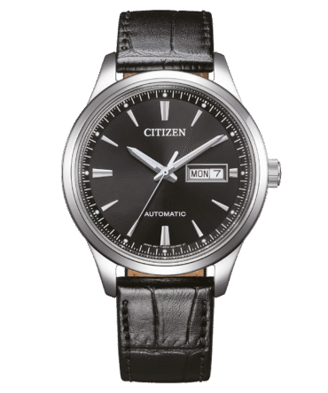 Ρολόι CITIZEN Automatic Μαύρο Δερμάτινο NY4058-01EE